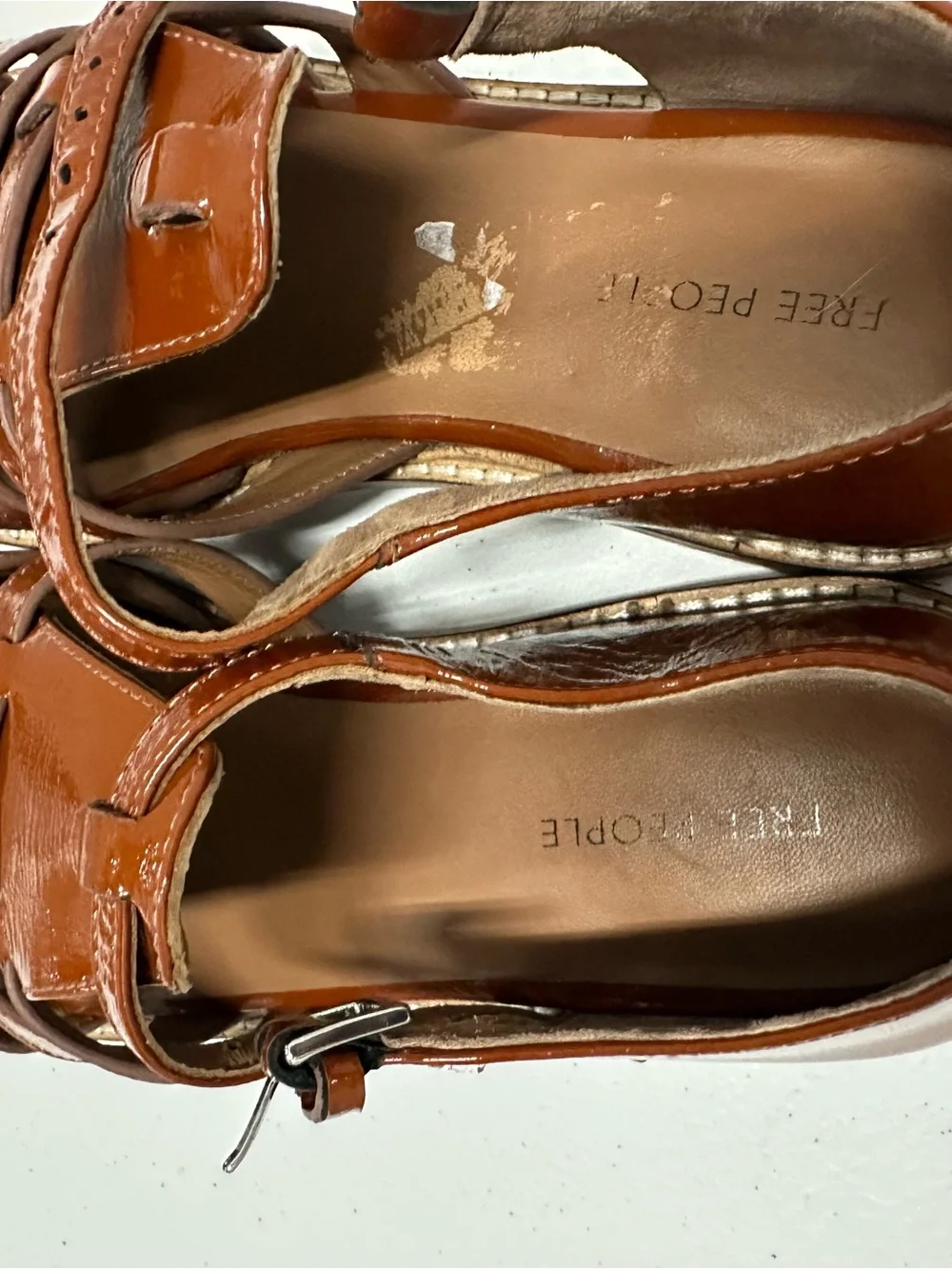 Free People Fisherman Sandals in Cognac